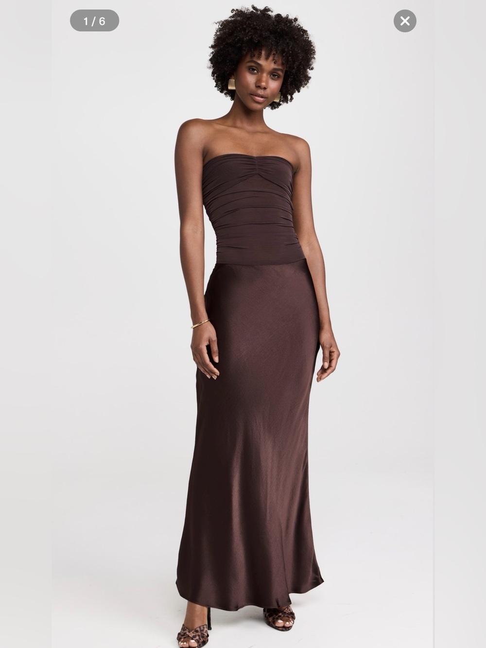 Bec & Bridge Dua Dress Brown